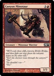 Canyon Minotaur (Magic 2010 Core Set) Near Mint - Nick Nack's Full Frontal Attack