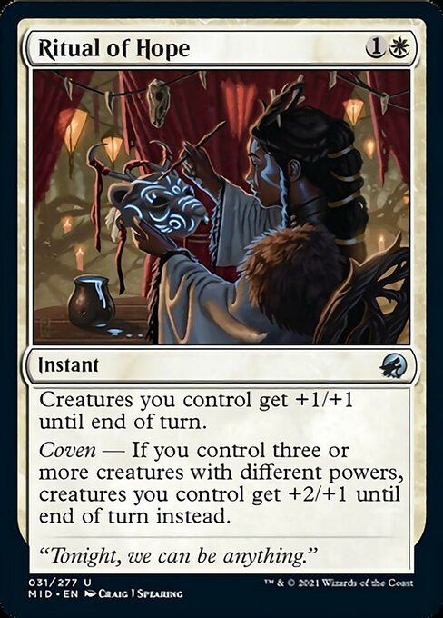 Ritual of Hope (Innistrad: Midnight Hunt) Near Mint - Nick Nack's Full Frontal Attack