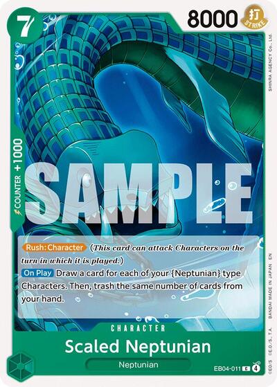 Scaled Neptunian (The Azure Sea's Seven) Near Mint - Nick Nack's Full Frontal Attack