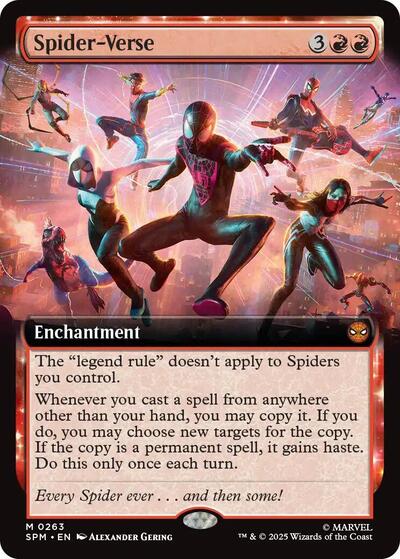 Spider - Verse (Extended Art) (Marvel's Spider - Man) Near Mint Foil - Nick Nack's Full Frontal Attack