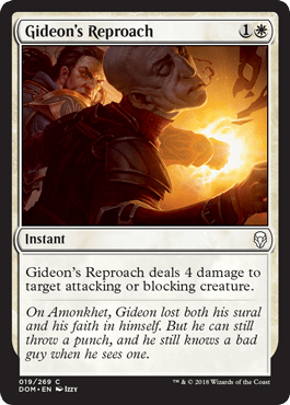 Gideon's Reproach (Dominaria) Near Mint - Nick Nack's Full Frontal Attack