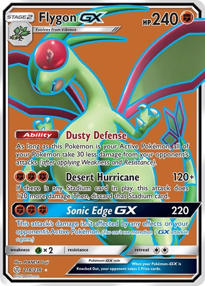 Flygon GX (Full Art) (SM - Cosmic Eclipse) Near Mint Holofoil