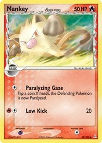Mankey (Delta Species) (Holon Phantoms) Light Play