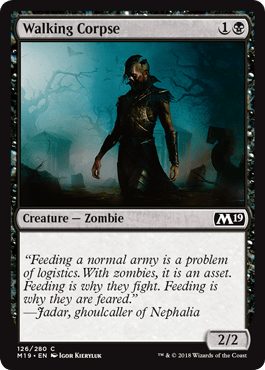 Walking Corpse (Magic 2019 Core Set) Near Mint Foil - Nick Nack's Full Frontal Attack