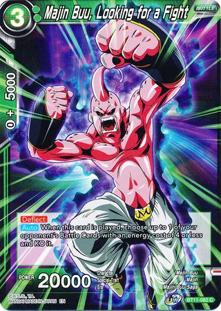 Majin Buu, à la recherche d'un combat [BT11-082] 