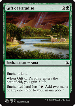 Gift of Paradise (Amonkhet) Near Mint - Nick Nack's Full Frontal Attack