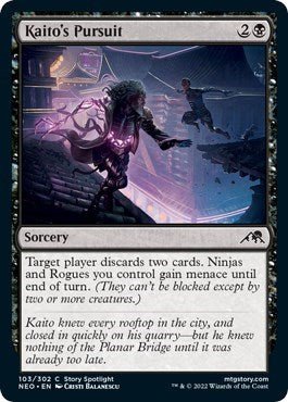 Kaito's Pursuit (Kamigawa: Neon Dynasty) Near Mint - Nick Nack's Full Frontal Attack
