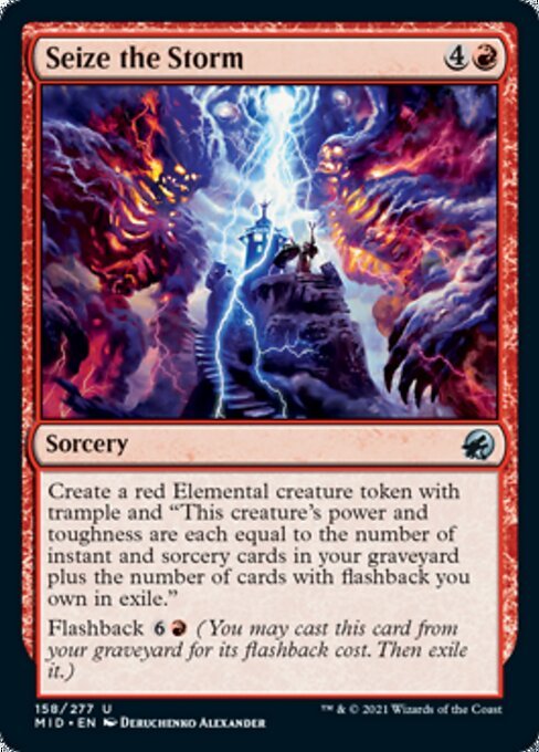 Seize the Storm (Innistrad: Midnight Hunt) Near Mint - Nick Nack's Full Frontal Attack