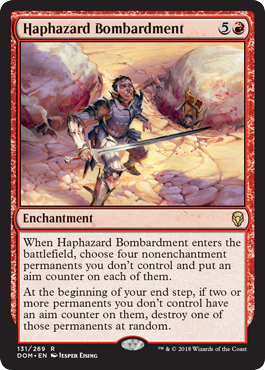 Haphazard Bombardment (Dominaria) Near Mint