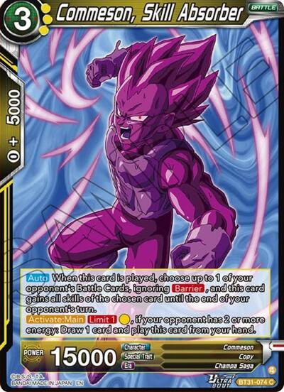 Commeson, Skill Absorber (Impact Beyond Dimensions) Near Mint - Nick Nack's Full Frontal Attack