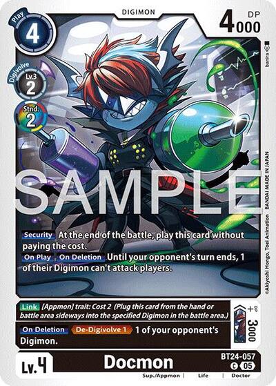 Docmon (Time Stranger) Near Mint - Nick Nack's Full Frontal Attack