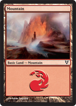Mountain (240) (Avacyn Restored) Light Play