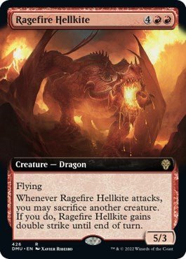Ragefire Hellkite (Extended Art) (Dominaria United) Near Mint - Nick Nack's Full Frontal Attack