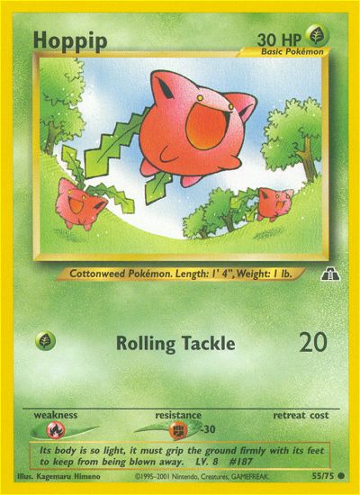 Hoppip (Neo Discovery) Light Play 1st Edition