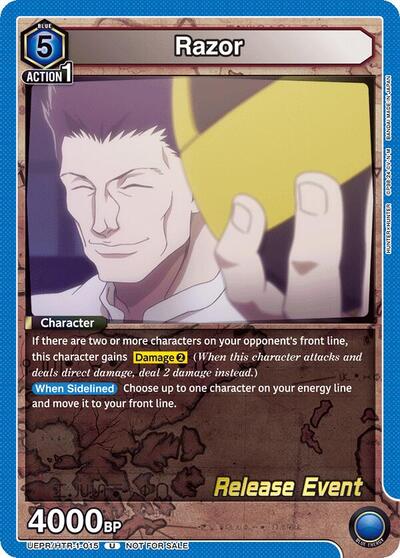 Razor (015) (Hunter x Hunter Release Event Cards) Near Mint