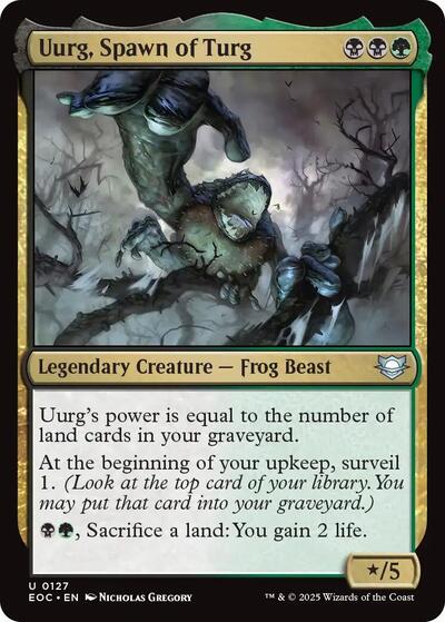 Uurg, Spawn of Turg (Commander: Edge of Eternities) Near Mint - Nick Nack's Full Frontal Attack