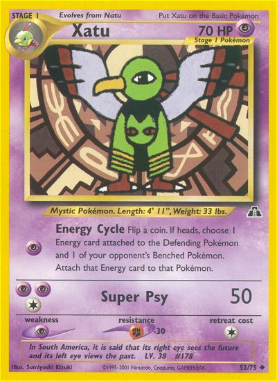 Xatu (Neo Discovery) Light Play 1st Edition