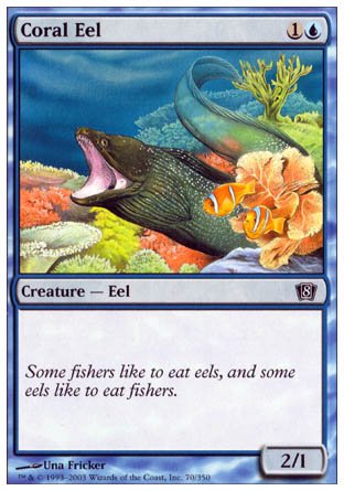 Coral Eel (8th Edition) Near Mint - Nick Nack's Full Frontal Attack