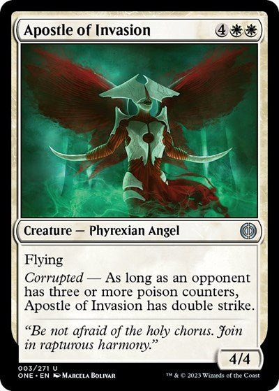 Apostle of Invasion (Phyrexia: All Will Be One) Near Mint - Nick Nack's Full Frontal Attack