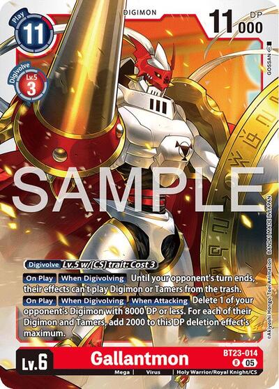 Gallantmon (Hackers' Slumber) Near Mint Foil - Nick Nack's Full Frontal Attack