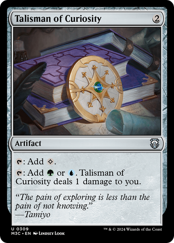 Talisman of Curiosity (Ripple Foil) [Modern Horizons 3 Commander]