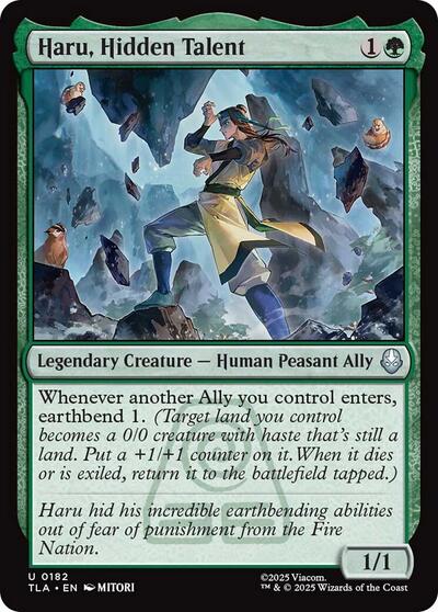 Haru, Hidden Talent (Avatar: The Last Airbender) Near Mint - Nick Nack's Full Frontal Attack