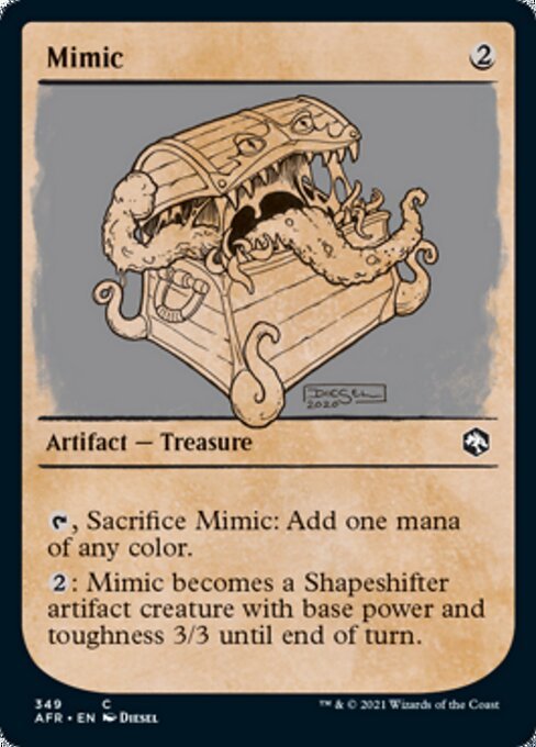 Mimic (Showcase) (Adventures in the Forgotten Realms) Near Mint - Nick Nack's Full Frontal Attack
