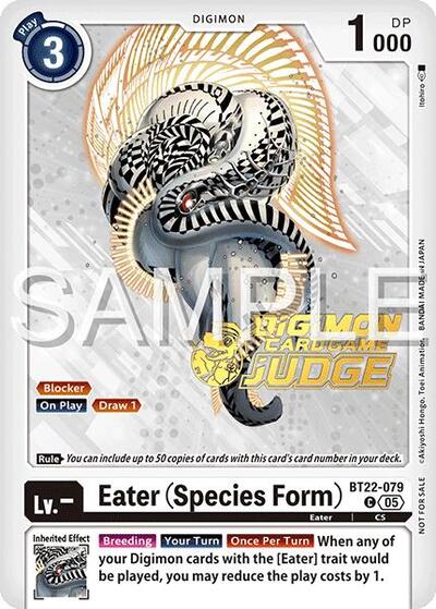 Eater (Species Form) (Judge Pack 2025 Wave 2) (Cyber Eden) Near Mint - Nick Nack's Full Frontal Attack