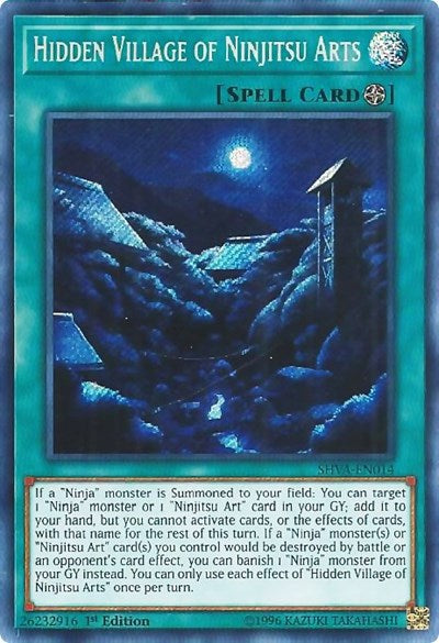 Hidden Village of Ninjitsu Arts (Shadows in Valhalla) Light Play 1st Edition