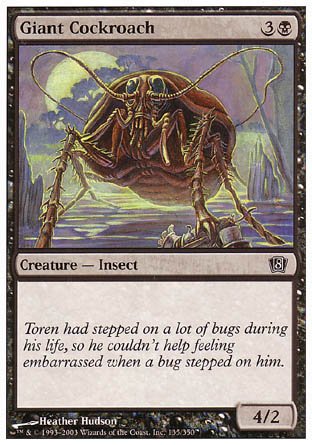 Giant Cockroach (8th Edition) Near Mint - Nick Nack's Full Frontal Attack