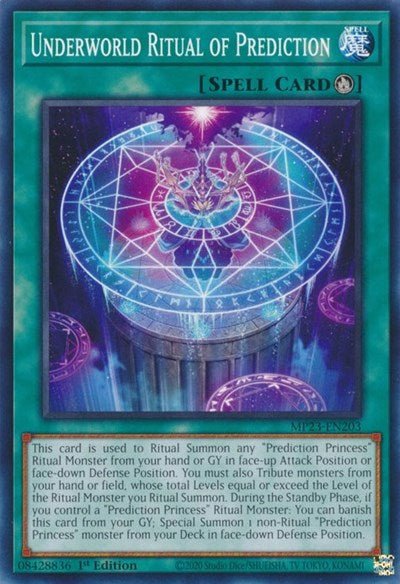 Underworld Ritual of Prediction (25th Anniversary Tin: Dueling Heroes Mega Pack) Light Play 1st Edition - Nick Nack's Full Frontal Attack
