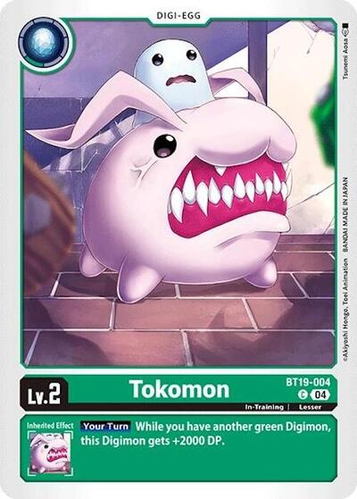 Tokomon (Release Special Booster 2.0) Damaged / Poor