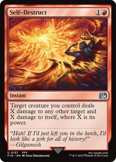 Self - Destruct (Universes Beyond: FINAL FANTASY) Near Mint - Nick Nack's Full Frontal Attack