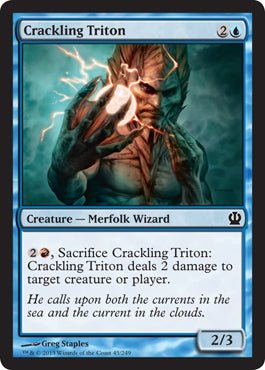 Crackling Triton (Theros) Near Mint - Nick Nack's Full Frontal Attack