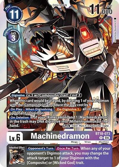 Machinedramon BT18-073 (Release Special Booster 2.0) Near Mint Foil