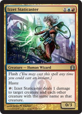Izzet Staticaster (Return to Ravnica) Near Mint - Nick Nack's Full Frontal Attack