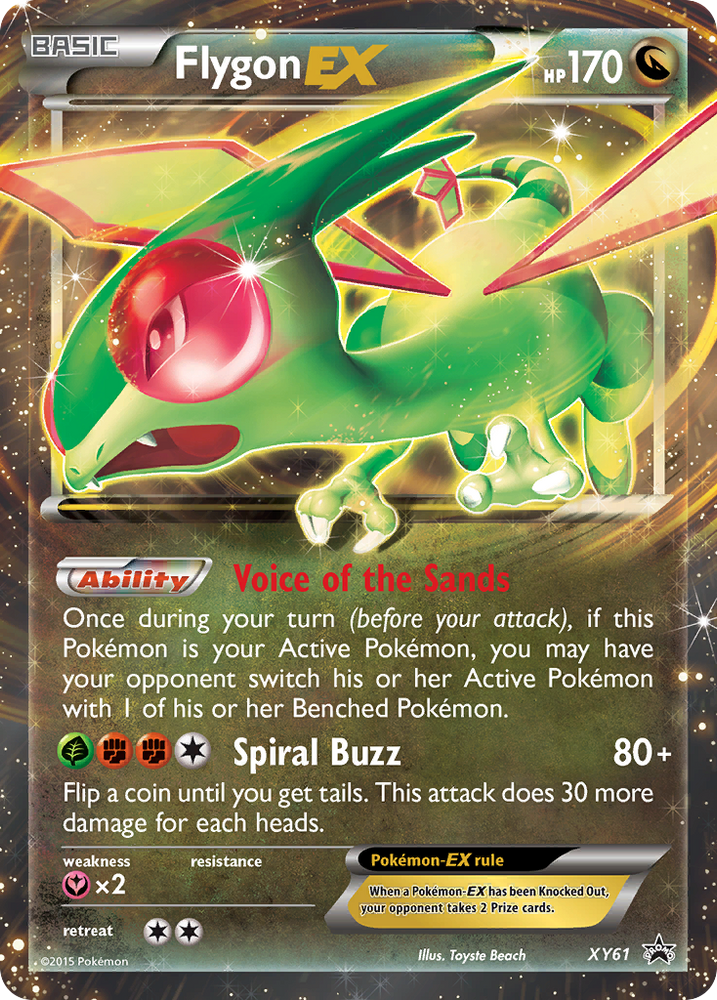 Flygon EX (XY61) [XY: Black Star promociones] 