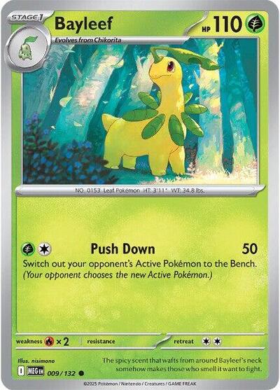 Bayleef (ME01: Mega Evolution) Near Mint - Nick Nack's Full Frontal Attack