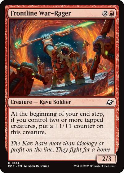 Frontline War - Rager (Edge of Eternities) Near Mint - Nick Nack's Full Frontal Attack