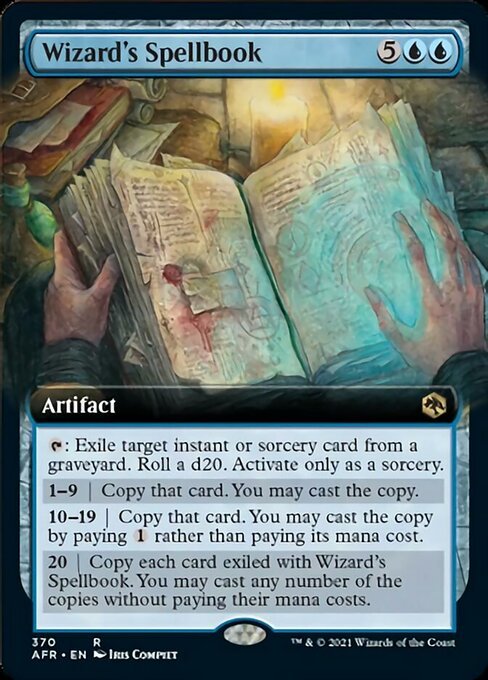 Wizard's Spellbook (Extended Art) (Adventures in the Forgotten Realms) Near Mint - Nick Nack's Full Frontal Attack
