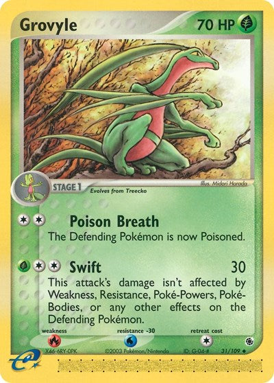 Grovyle - 31 (Ruby and Sapphire) Light Play