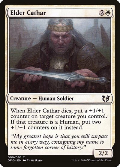 Elder Cathar (Duel Decks: Blessed vs Cursed) Near Mint - Nick Nack's Full Frontal Attack