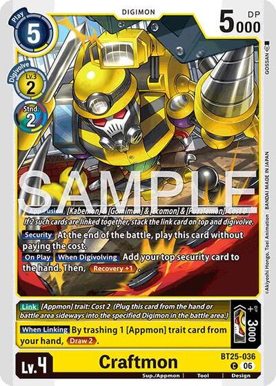 Craftmon (Dual Revolution Booster) Near Mint