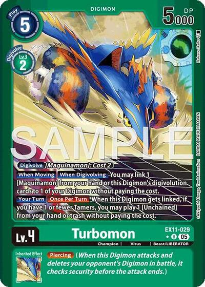 Turbomon (Limited Foil) (Dawn of Liberator) Near Mint
