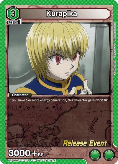Kurapika (072) (Hunter x Hunter Release Event Cards) Near Mint - Nick Nack's Full Frontal Attack