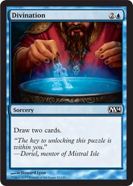 Divination (Magic 2014 Core Set) Near Mint - Nick Nack's Full Frontal Attack