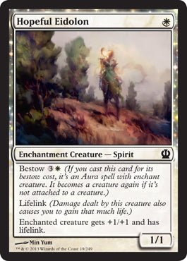 Hopeful Eidolon (Theros) Near Mint - Nick Nack's Full Frontal Attack