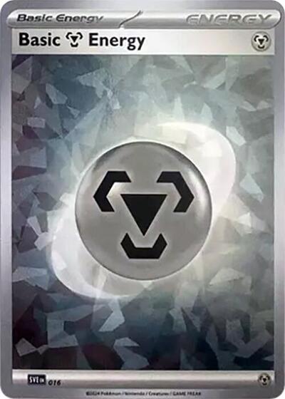 Basic Metal Energy (Cracked Ice Holo) (SV07: Stellar Crown) Near Mint Holofoil
