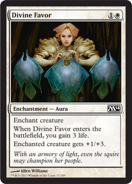 Divine Favor (Magic 2014 Core Set) Near Mint - Nick Nack's Full Frontal Attack
