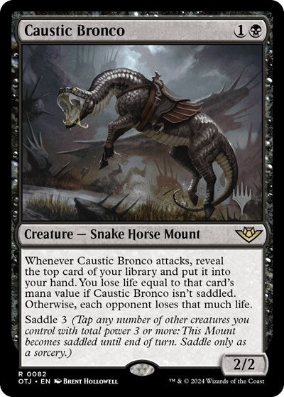 Caustic Bronco (Promo Pack: Outlaws of Thunder Junction) Near Mint